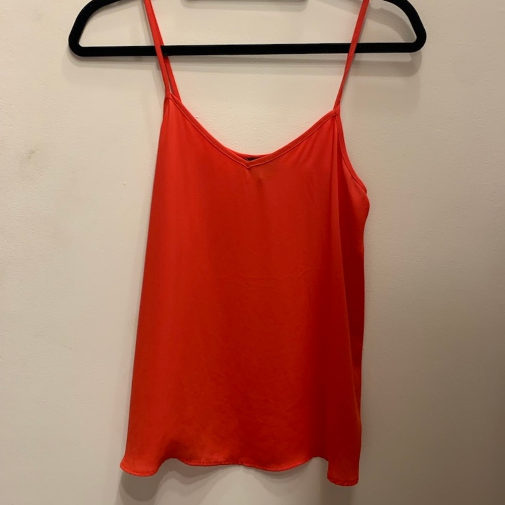 Topshop Basic Red Chiffon Cami Top - image 5